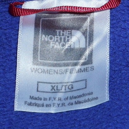 Womens UK Size XL The North Face Blue Pullover Hoodie