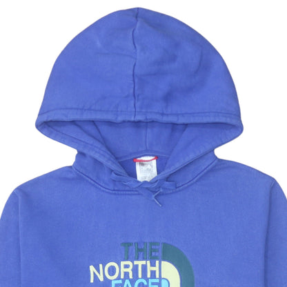 Womens UK Size XL The North Face Blue Pullover Hoodie