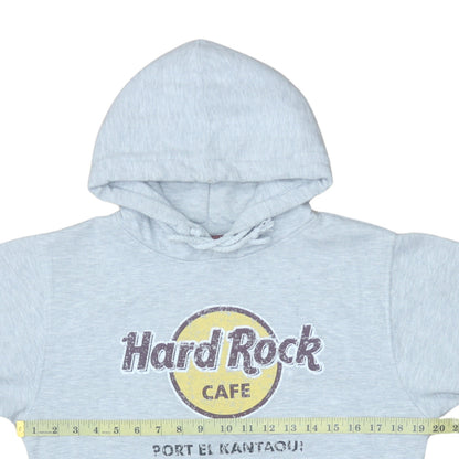 Womens UK Size M Hard Rock Cafe Grey Pullover Hoodie