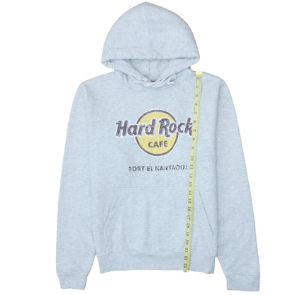 Womens UK Size M Hard Rock Cafe Grey Pullover Hoodie
