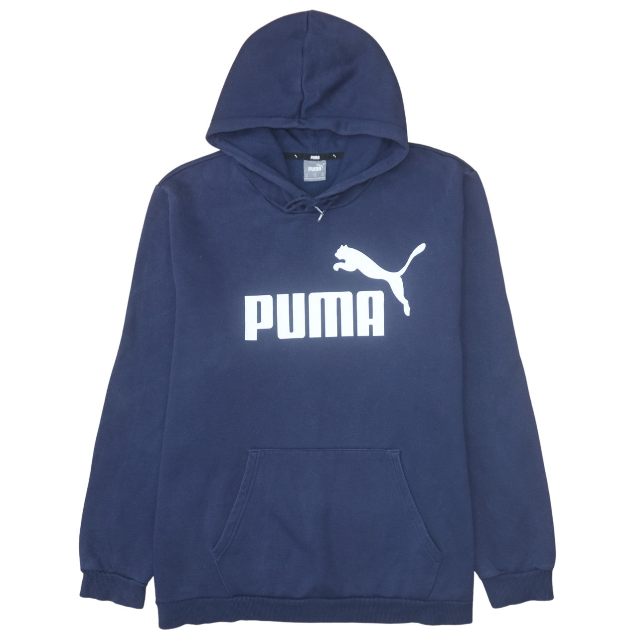 Mens UK Size 2XL PUMA Blue Pullover Hoodie