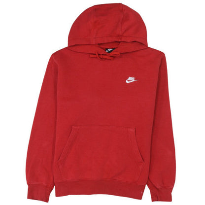 Mens UK Size M Nike Red Pullover Hoodie