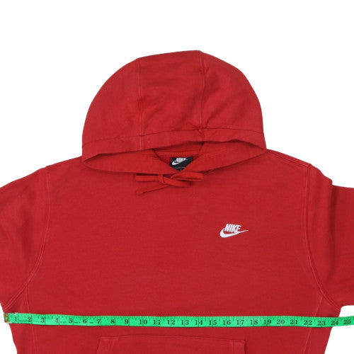 Mens UK Size M Nike Red Pullover Hoodie