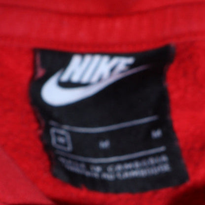 Mens UK Size M Nike Red Pullover Hoodie