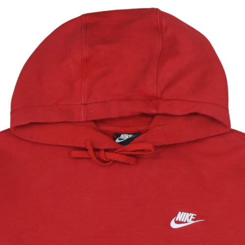 Mens UK Size M Nike Red Pullover Hoodie