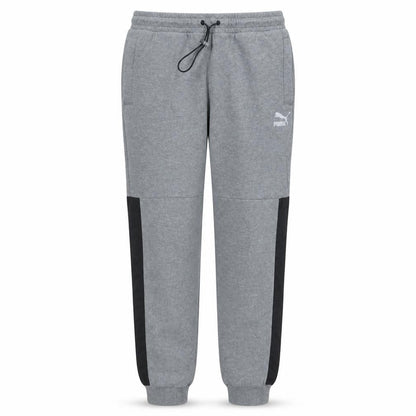 Puma Men's Grey Jogger Sweatpants Small Elastic Waist Cuffed
