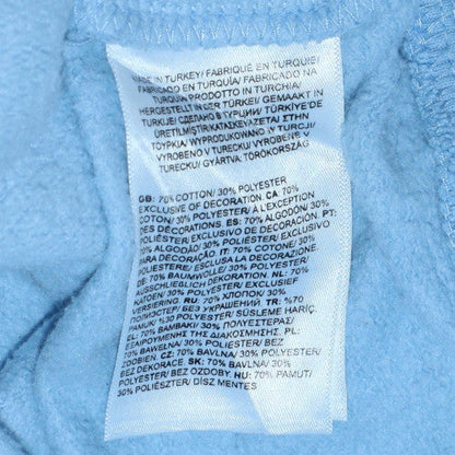 Mens UK Size S The North Face Blue Pullover Hoodie