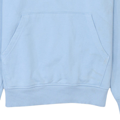 Mens UK Size S The North Face Blue Pullover Hoodie