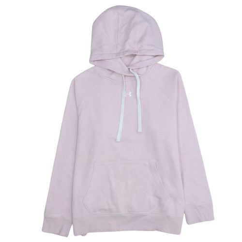 Womens UK Size L Under armour Pink Pullover Hoodie