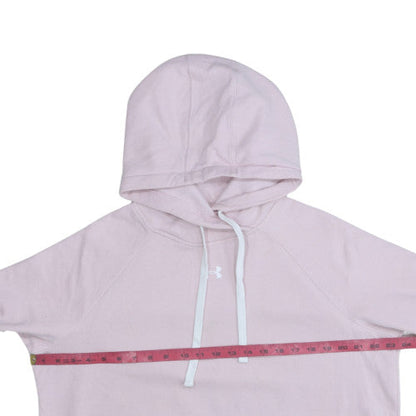Womens UK Size L Under armour Pink Pullover Hoodie