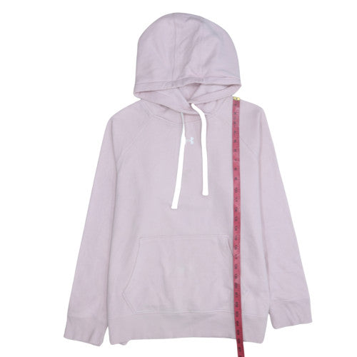 Womens UK Size L Under armour Pink Pullover Hoodie
