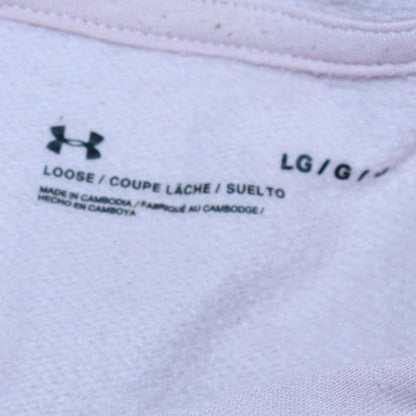 Womens UK Size L Under armour Pink Pullover Hoodie