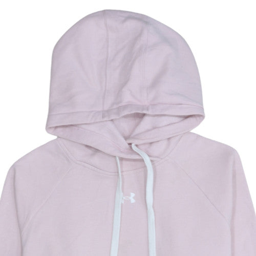 Womens UK Size L Under armour Pink Pullover Hoodie