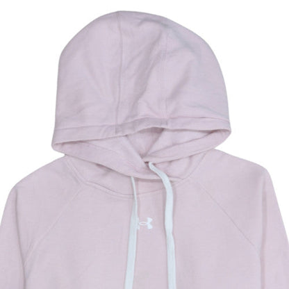 Womens UK Size L Under armour Pink Pullover Hoodie