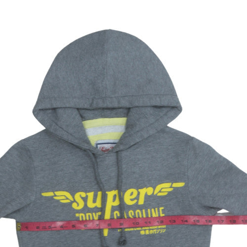 Mens UK Size XS Superdry Grey Pullover Hoodie