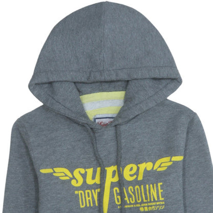 Mens UK Size XS Superdry Grey Pullover Hoodie
