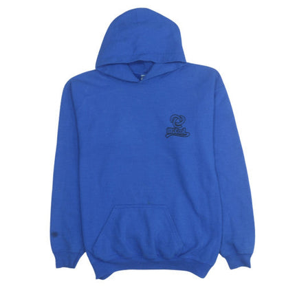Mens UK Size XL Gildan Blue Pullover Hoodie
