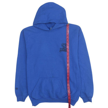 Mens UK Size XL Gildan Blue Pullover Hoodie