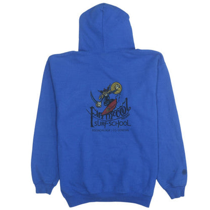 Mens UK Size XL Gildan Blue Pullover Hoodie