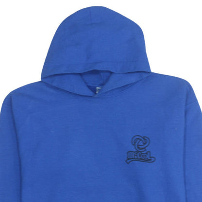 Mens UK Size XL Gildan Blue Pullover Hoodie