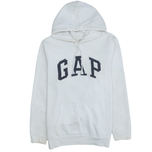 Mens UK Size L Gap White Pullover Hoodie