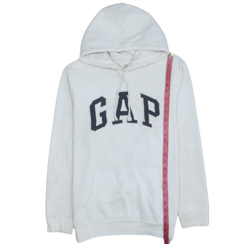 Mens UK Size L Gap White Pullover Hoodie