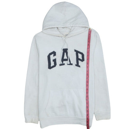 Mens UK Size L Gap White Pullover Hoodie