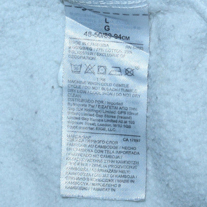 Mens UK Size L Gap White Pullover Hoodie