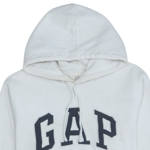 Mens UK Size L Gap White Pullover Hoodie