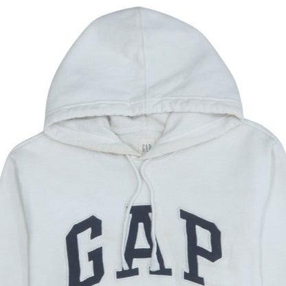 Mens UK Size L Gap White Pullover Hoodie