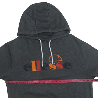 Mens UK Size M ellesse Grey Pullover Hoodie