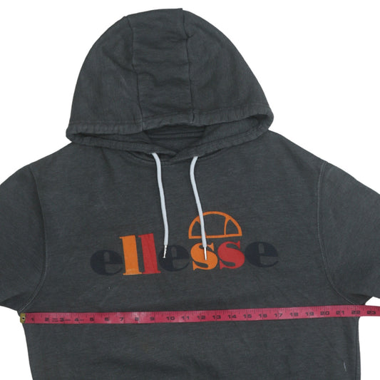 Mens UK Size M ellesse Grey Pullover Hoodie