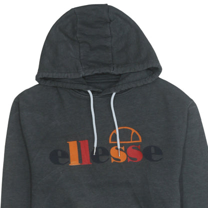 Mens UK Size M ellesse Grey Pullover Hoodie