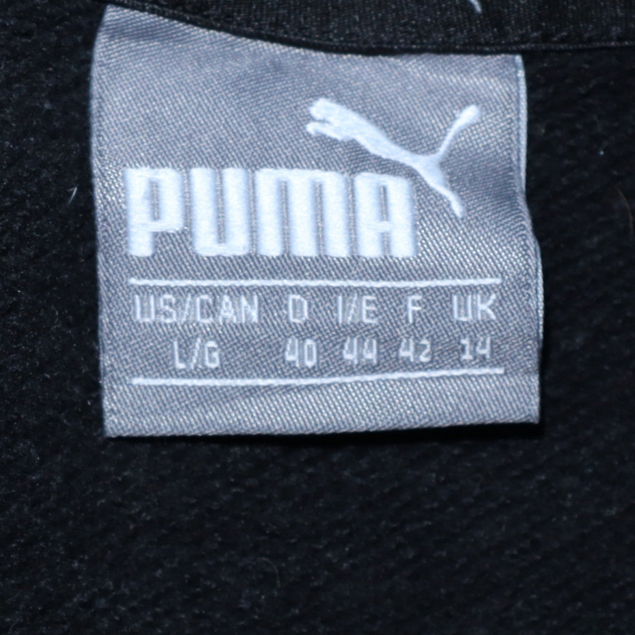 Womens UK Size 14 PUMA Black Pullover Hoodie