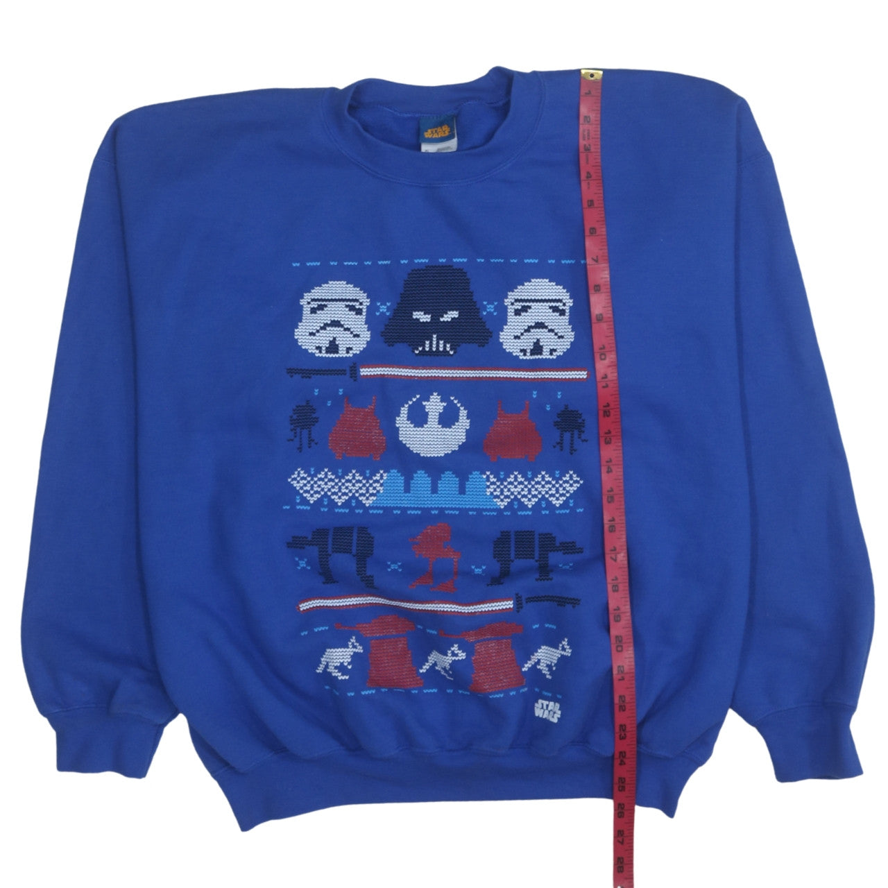 Mens UK Size XL Star Wars Blue Pullover Sweatshirt
