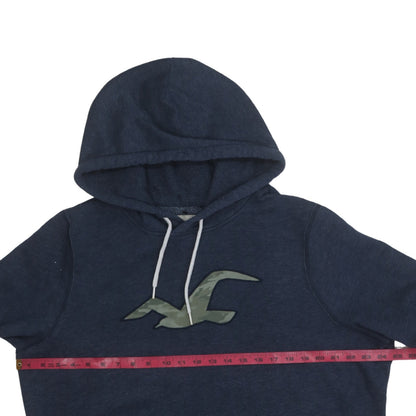 Mens UK Size XL Hollister Blue Pullover Hoodie