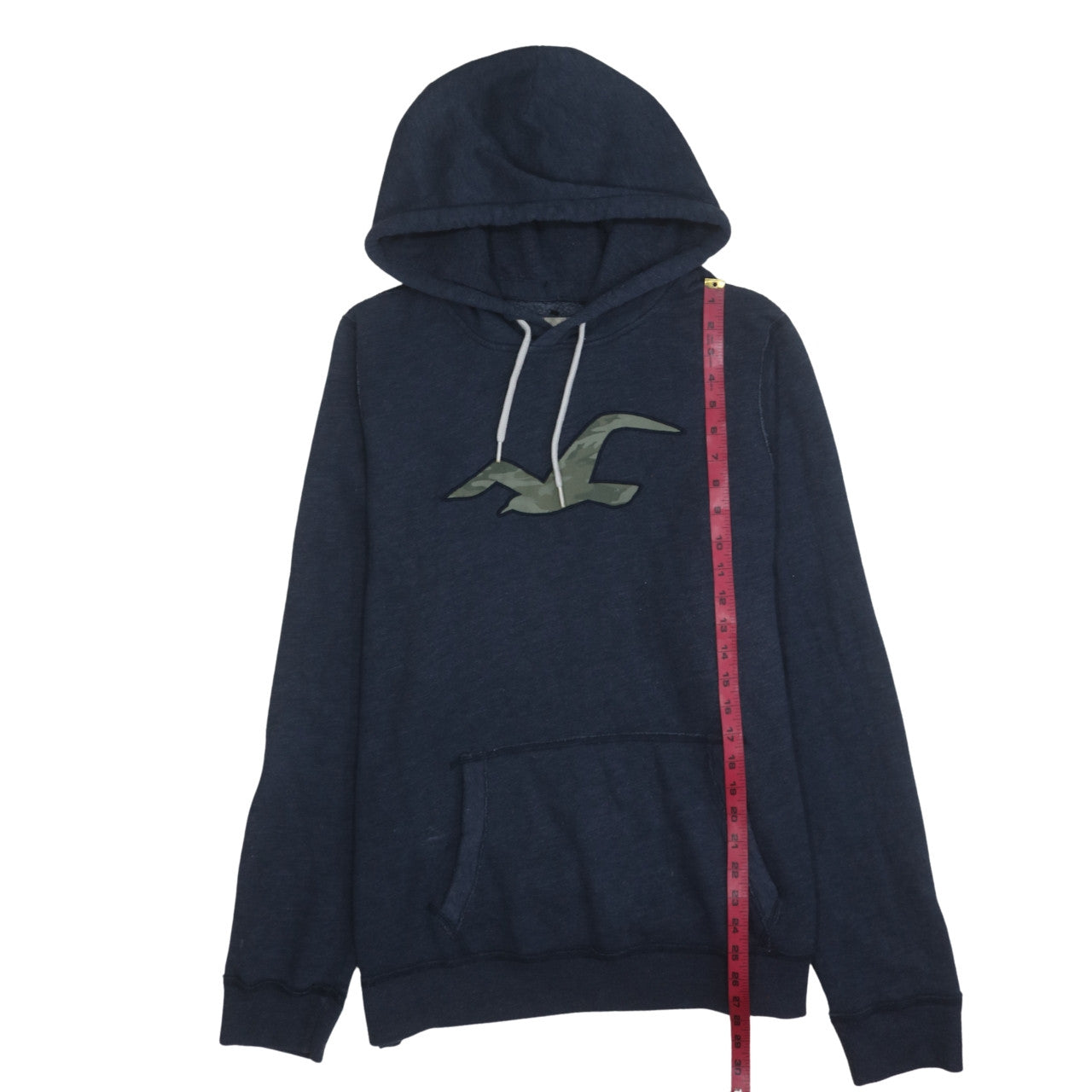 Mens UK Size XL Hollister Blue Pullover Hoodie