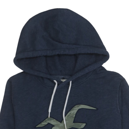 Mens UK Size XL Hollister Blue Pullover Hoodie