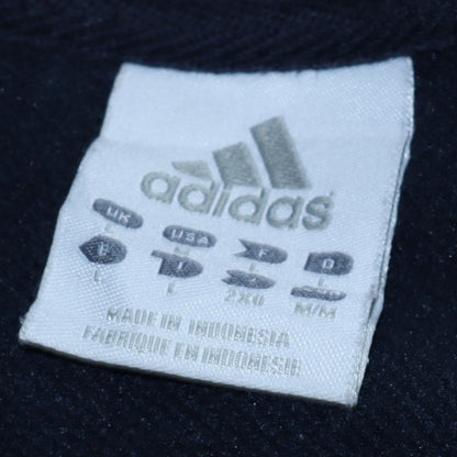 Mens UK Size L adidas Black Full Zip Hoodie
