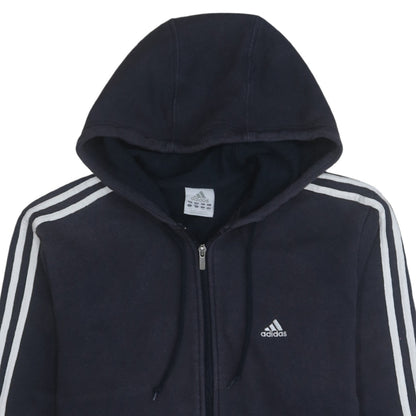 Mens UK Size L adidas Black Full Zip Hoodie
