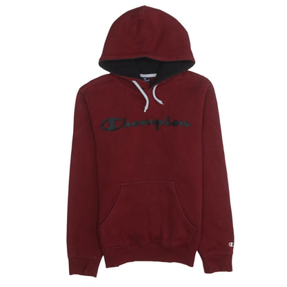 Mens UK Size S Champion Red Pullover Hoodie