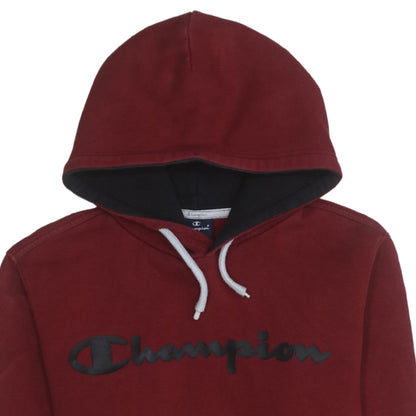 Mens UK Size S Champion Red Pullover Hoodie