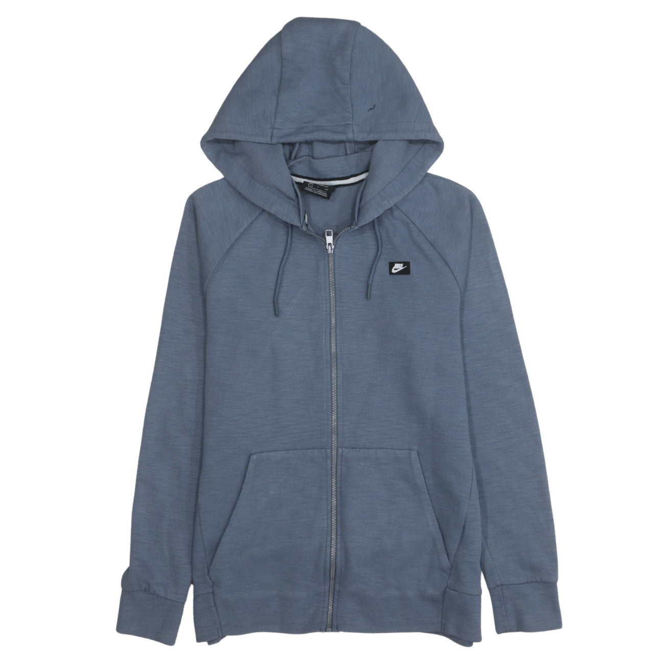 Mens UK Size S Nike Blue Full Zip Hoodie