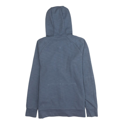 Mens UK Size S Nike Blue Full Zip Hoodie
