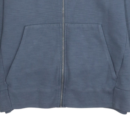 Mens UK Size S Nike Blue Full Zip Hoodie