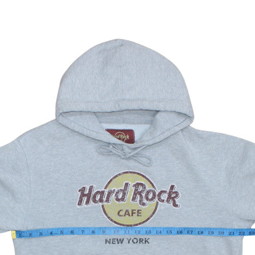 Womens UK Size L Hard Rock Cafe Grey Pullover Hoodie