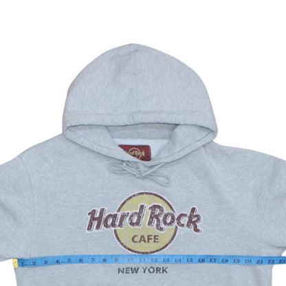 Womens UK Size L Hard Rock Cafe Grey Pullover Hoodie