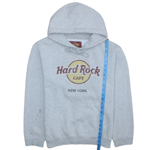 Womens UK Size L Hard Rock Cafe Grey Pullover Hoodie