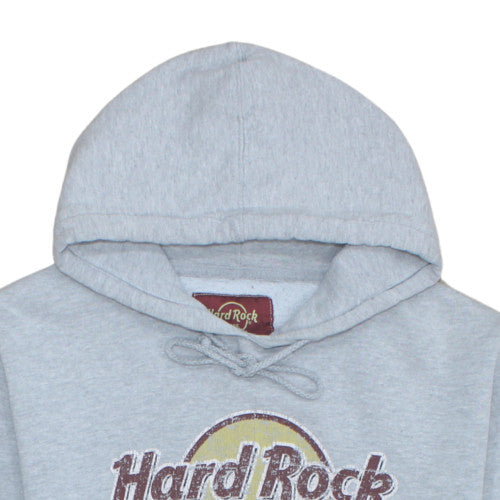 Womens UK Size L Hard Rock Cafe Grey Pullover Hoodie
