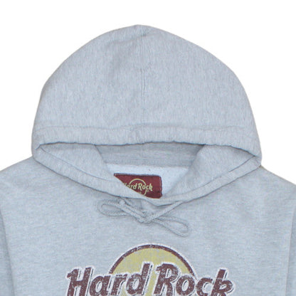 Womens UK Size L Hard Rock Cafe Grey Pullover Hoodie